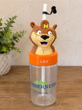 Wilderness Resort Wisconsin Dells Lily Bear Refillable Souvenir Cup
